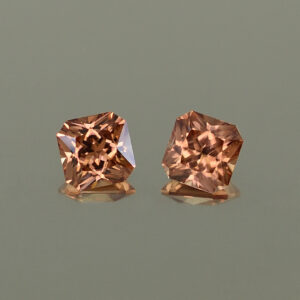 ImperialZircon sq rad pair 5.5mm 2.35cts H zn4457