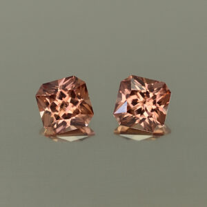 ImperialZircon sq rad pair 6.0mm 3.01cts H zn4460