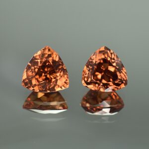 ImperialZircon trill pair 13.0mm 27.36cts zn160