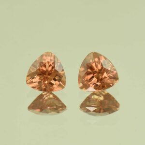 ImperialZircon trillion pair 6.5mm 2.97cts H zn6820
