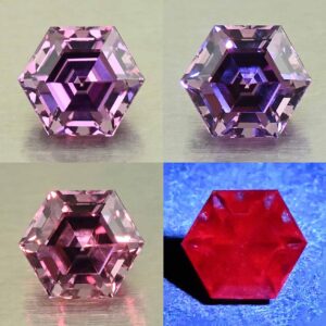 MalayaDragonGarnet hex 7.1x7.0x5.2mm 2.05cts N ma493 comboAll SOLD