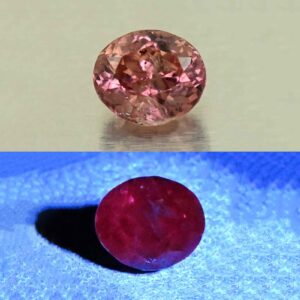 MalayaDragonGarnet oval 7.8x6.5mm 2.21cts N ma412 combo UV