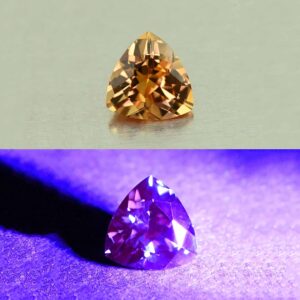MalayaDragonGarnet trill 6.0mm 0.90cts N ma386 combo UV