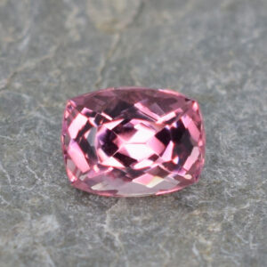 MalayaGarnet cushion 6.6x5.0mm 1.28cts N ma130 crop SOLD