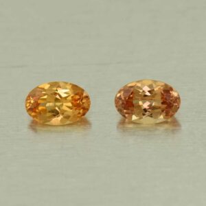 MalayaGarnet oval pair 6.0x4.0mm 1.09cts N ma197