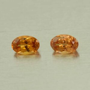 MalayaGarnet oval pair 6.0x4.0mm 1.16cts N ma196 SOLD