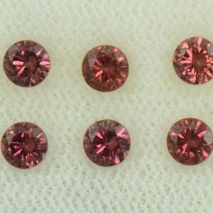 MalayaGarnet round box set 3.5mm 2.02cts N ma307