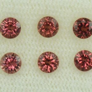 MalayaGarnet round box set 3.5mm 2.07cts N ma308
