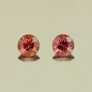 MalayaGarnet round pair 3.5mm 0.41cts N ma355