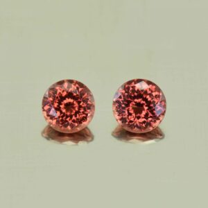 MalayaGarnet round pair 5.0mm 1.24cts N ma257 scaled 1 SOLD