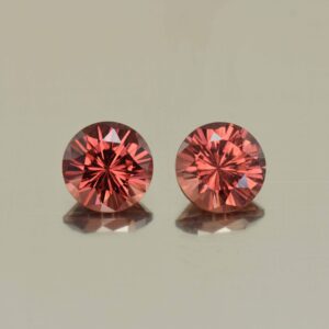 MalayaGarnet round pair 6.1mm 2.12cts N ma269 scaled 1 SOLD