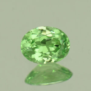 MintGrossular oval 6.2x4.8mm 0.65cts N mg428