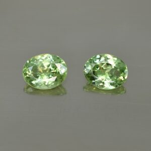 MintGrossular oval pair 10.4x8.1mm 6.16cts mg110 SOLD