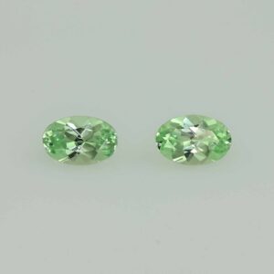 MintGrossular oval pair 6.0x4.0mm 1.00cts N mg503