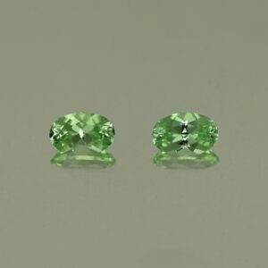 MintGrossular oval pair 6.0x4.0mm 1.08cts N mg346