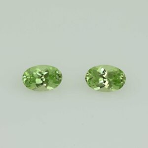 MintGrossular oval pair 6.0x4.0mm 1.09cts N mg344