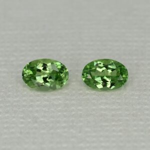 MintGrossular oval pair 6.5x4.5mm 1.33cts mg249 SOLD