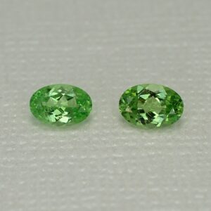 MintGrossular oval pair 6.5x4.5mm 1.38cts mg253 SOLD