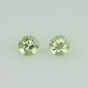 MintGrossular round pair 4.5mm 0.86cts N mg319