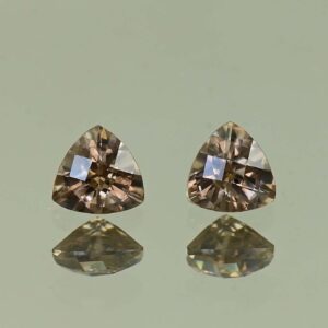 MochaZircon ch trill pair 5.0mm 1.31cts N zn3918