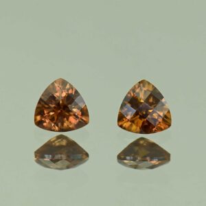 MochaZircon ch trill pair 5.0mm 1.33cts N zn3920