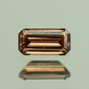 MochaZircon eme cut 6.1x3.2mm 0.64cts N zn7131 SOLD