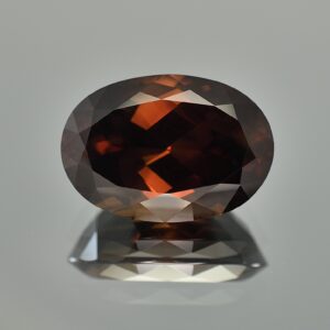 MochaZircon oval 22.0x15.3mm 36.71cts N zn190