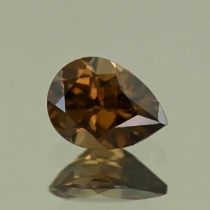 MochaZircon pear 8.1x6.0mm 1.55cts N zn7923