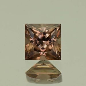MochaZircon princess 5.9x5.9mm 1.61cts N zn7926