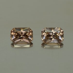 MochaZircon radiant pair 6.4x4.5mm 2.09cts N zn2084