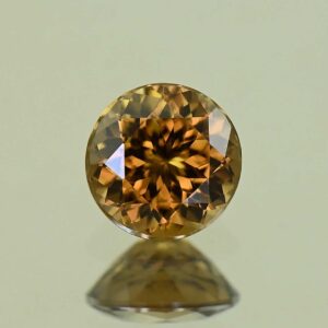 MochaZircon round 6.0mm 1.28cts N zn7931