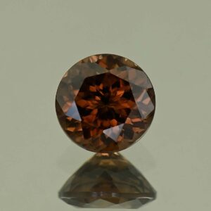 MochaZircon round 6.5mm 1.65cts N zn6654
