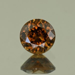 MochaZircon round 6.5mm 1.66cts N zn7938