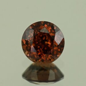 MochaZircon round 7.1mm 2.08cts N zn7949