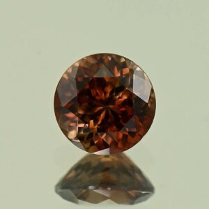 MochaZircon round 7.1mm 2.12cts N zn7950