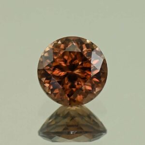 MochaZircon round 7.2mm 2.22cts N zn7951