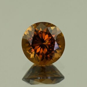 MochaZircon round 8.5mm 3.55cts N zn7952