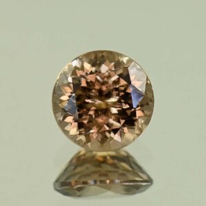 MochaZircon round 8.5mm 3.61cts N zn7953