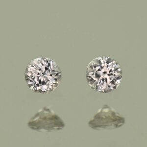 MochaZircon round pair 2.5mm 0.21cts N zn7954