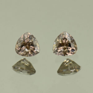 MochaZircon trill pair 4.5mm 1.09cts N zn3910