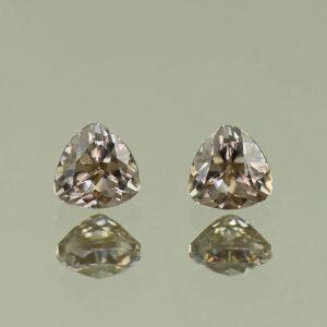 MochaZircon trill pair 5.0mm 1.58cts N zn3926