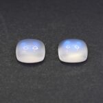 Moonstone cush pair 11.2x9.1mm 9.97cts ms163 SOLD