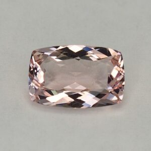 Morganite cushion 10.5x6.9mm 2.06cts H me173 SOLD
