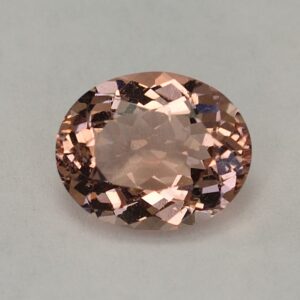 Morganite oval 12.2x9.9mm 4.31cts H me158