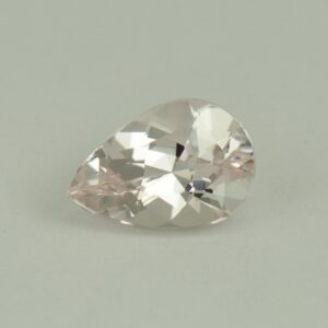 Morganite pear 9.9x6.8mm 1.63cts H me362