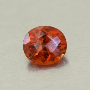 OrangeGrossular ch oval 7.0x6.2mm 1.30cts N og316