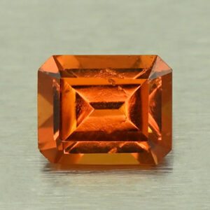 OrangeGrossular eme cut 5.2x4.2mm 0.51cts N og254