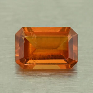 OrangeGrossular eme cut 5.8x3.9mm 0.54cts N og256