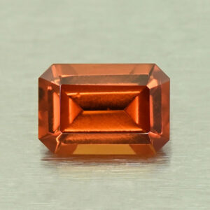 OrangeGrossular eme cut 5.8x4.0mm 0.59cts N og257