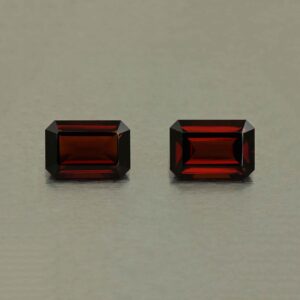 OrangeGrossular eme cut pair 9.1x6.2mm 4.18cts N og228 scaled 1